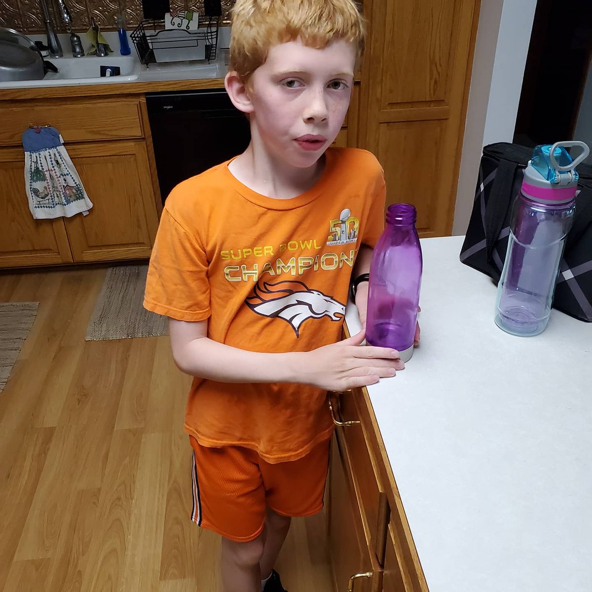 BPsci_teacher's tweet photo. During my run my oldest son Adrik(9) asked to run 2miles when we get home. It was an honor. This was his first 2mile, he even timed himself too. I know he is excited for our youth XC group if we can make it happen. #dadrunner #runningdad #Prouddad #xcisfamily #whowerunfor https://t.co/yuSL2xSSkp