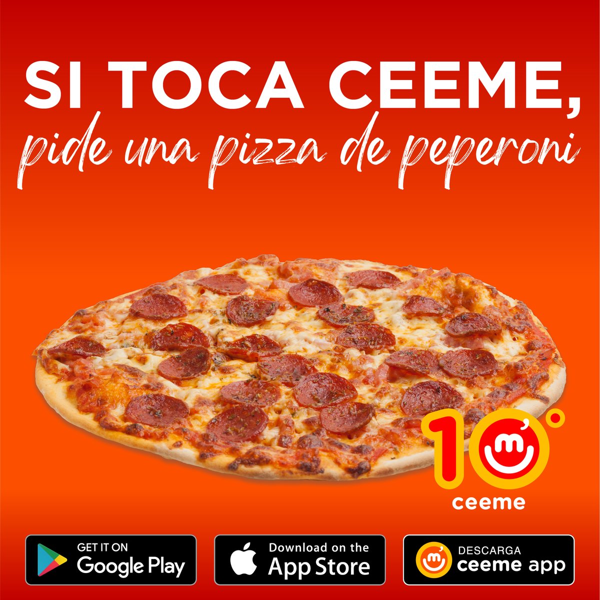 pizzeriaceeme's tweet photo. Nuestra pizza de peperoni siempre es una buena opción. Recuerda que todos nuestros ingredientes son 100% naturales. 🌱

iOS: https://t.co/UlYVCzMyTd
Android: https://t.co/dLOtE4WJqZ
#pilardelahoradada #pizzeriaceeme #alicante #pizzeria https://t.co/5Y1pTmAZ9t