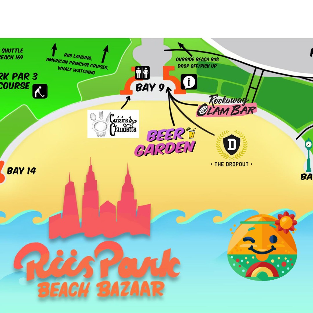 You Beach your A🍑 we're back at it today! A great day for eatin' and beachin' in Rockaway--come find us at Riis Park Beach Bazaar for belly-filling fun! #beachdayz
