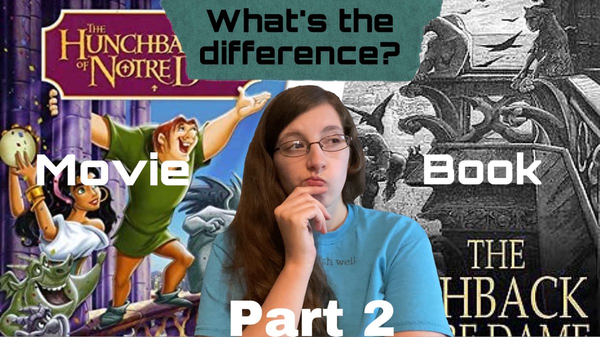 Julie_Schuler's tweet photo. Part two of telling the original story of The Hunchback of Notre Dame is up! Make sure you have seen part one already so you know what happened leading up to this video! https://t.co/dSnj4I8nq9 https://t.co/r3qODOns01