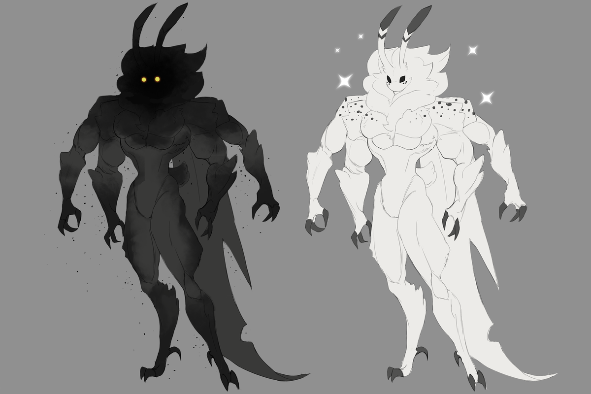 Bingoddess_'s tweet photo. What if.. All mothman needed was a bath.. https://t.co/Kte1S6lpFx