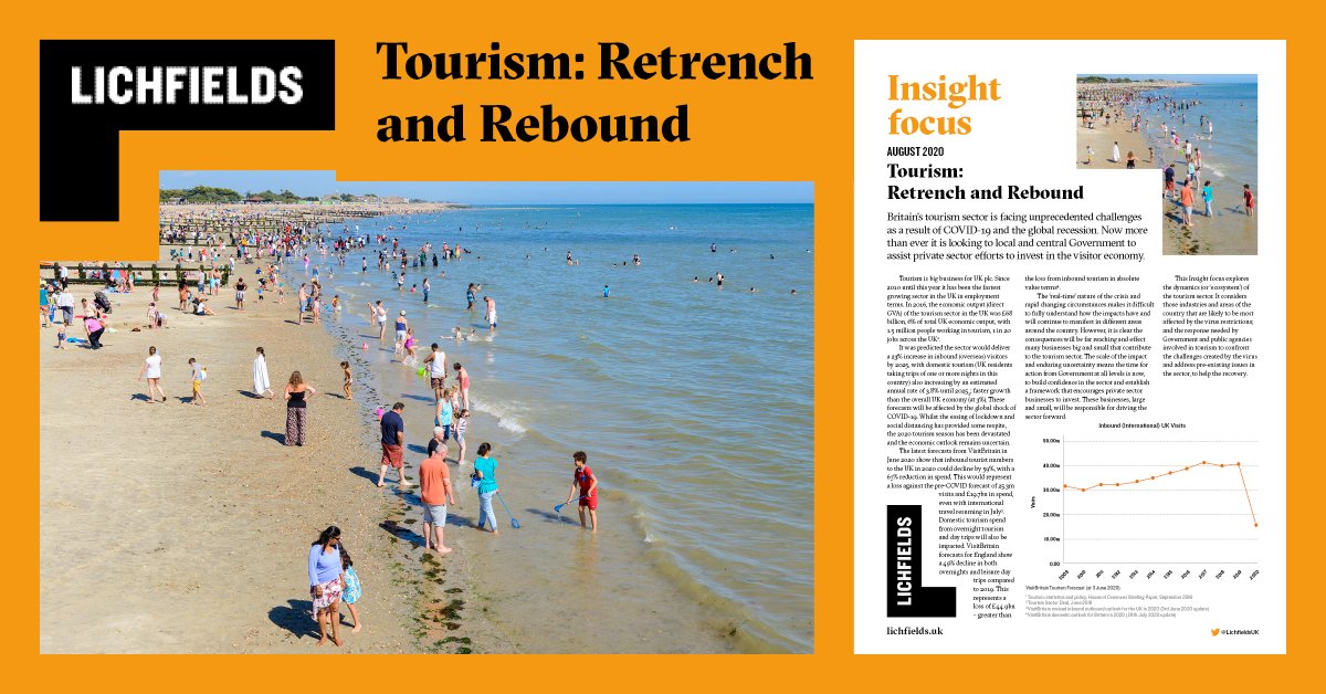 LichfieldsUK's tweet photo. Tourism: Retrench and Rebound

@LichfieldsTT's latest Insight focus explores the dynamics of the tourism sector. It considers those industries and areas of the country that are likely to be most affected by the virus restrictions.

See full insight: https://t.co/uB1mdTBGpG https://t.co/IMHFc1jF63