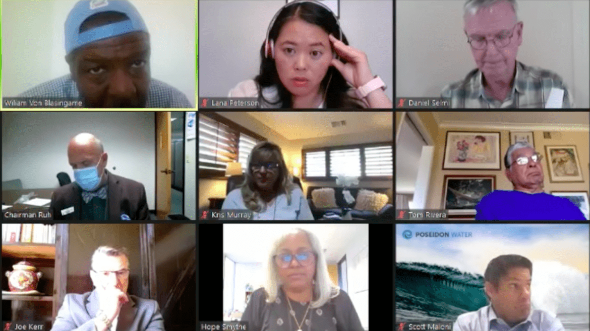 With public protests &amp; ongoing questions, the Santa Ana Regional Water Board will deliberate the costly, environmentally-destructive #Poseidon ocean desalination project THIS Friday: bit.ly/2BZlpGz. #SayNOtoPoseidon #NOPoseidon