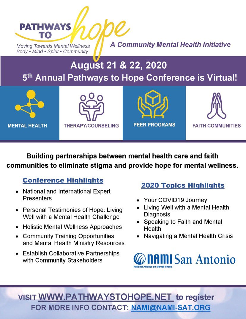 WestCare's tweet photo. FREE Virtual Training Opportunity: @WestCare Texas' ReCAST Program is proud to be a sponsor of the 5th Annual @pathwaystohope conference, being held virtually from 8/21 - 22! The deadline for registration is 8/18, so make sure to register soon by visiting https://t.co/idaQRR875E https://t.co/q9CpKNf6om