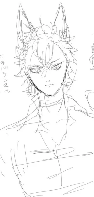 このジャックちゃん上手くかけたな〜と思ってたけど 今みると微妙 公式絵見たあとだと特にコレジャナイ感すごい 