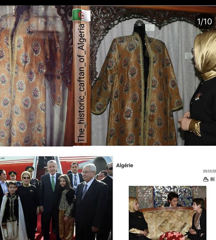 Femme de Erdogan au Musée national des antiquités et des arts islamiques