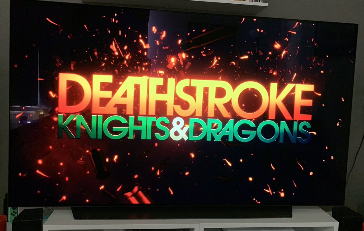 thorsto's tweet image. Now watching Deathstroke: Knights &amp;amp; Dragons 😎

#Deathstroke #DeathstrokeKnightsAndDragons #DCComics #DCAnimation #KnightsAndDragons