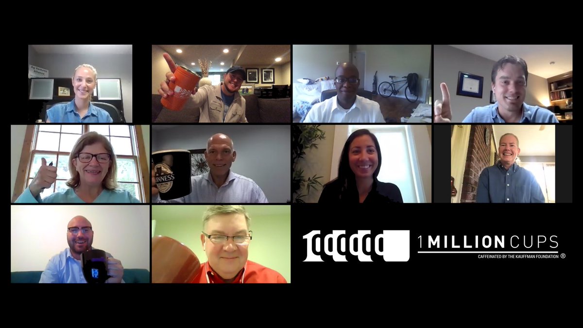 It was neat seeing a #1MC organizer from <a href="/1MillionCupsFW/">1MillionCups FW</a> and now <a href="/1MillionCupsCMH/">1MillionCups ColumbusOH</a>, virtually present his business at <a href="/1MillionCupsDSM/">1 Million Cups Des Moines</a> this week. Welcome to the connected era of #1MCNation!