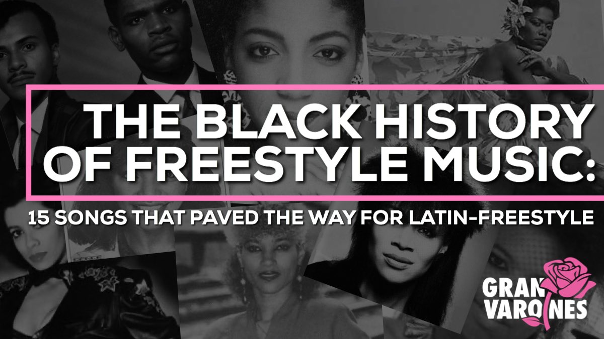 when most people think of freestyle music, they associate the complex genre of hard electro beats, loud bass drunks, orchestra hits & latin percussions w/ latinx communities. but like most music genres, Black artists paved the way. here are 15 songs that latin-freestyle possible.
