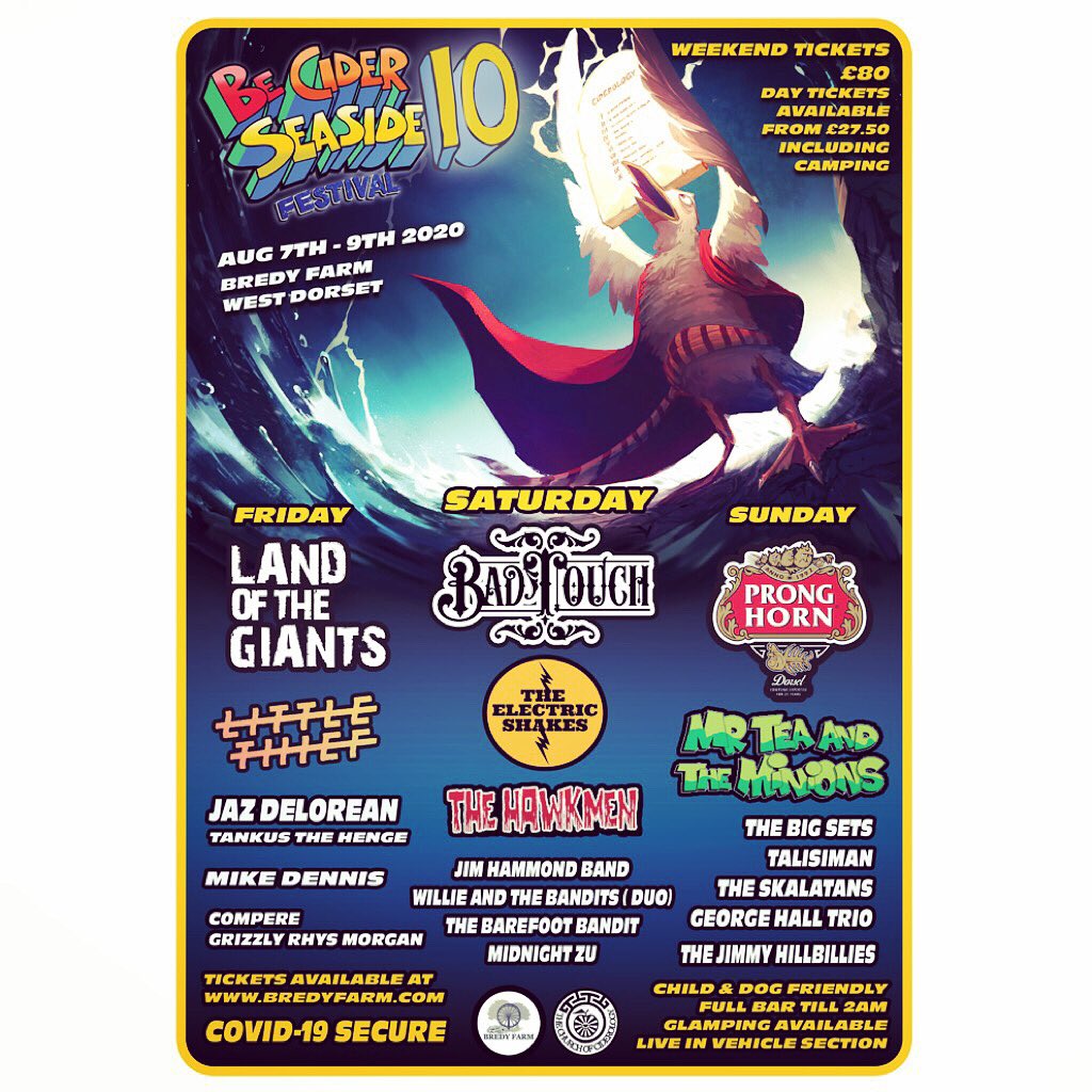 electric_shakes's tweet photo. @BredyFarm #thisweekend #livemusiclives #musicfestival @badtouchrocksuk @BeCiderSeaside @landofthegiants @the_hawkmen #letsrock https://t.co/yeXtAWnej8