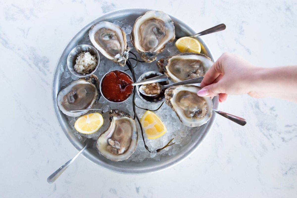 Happy 𝐍𝐚𝐭𝐢𝐨𝐧𝐚𝐥 𝐎𝐲𝐬𝐭𝐞𝐫 𝐃𝐚𝐲! In celebration, we’re extending our typical Monday night $1 Gulf Oyster deal to last ALL NIGHT LONG! 
.
If you really feel like diving into the oyster day festivities, order our Aperol Spritz with your oysters for the perfect pair!