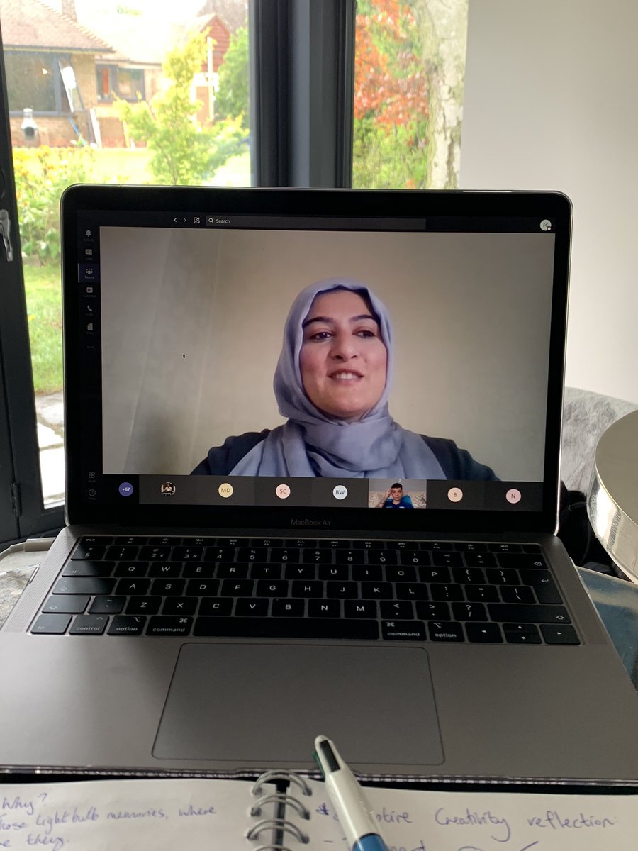 Last day of #FALAathome and it’s a busy one! Didn’t realise how much I could learn on thinking creatively from a 2 hour workshop, thanks <a href="/kirkvallis/">Kirk Vallis</a>, loved it 🙌🏻 Followed by a female led afternoon with Q&amp;A’s from Rachel Pavlou and @RimlaAkhtar 📚💡 #worththesquareeyes #mentoring