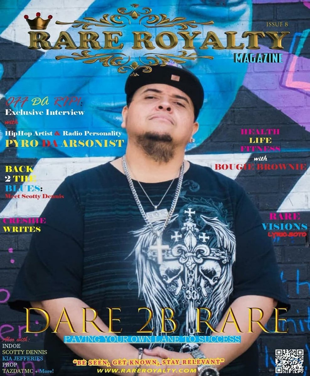 Pyro713's tweet image. Check me out in Issue 8 of Rare Royalty Magazine. PRE-ORDER NOW! #PyroDaArsonist #HipHopArtist #RadioPersonality #MsFeFe #OffDaRipShow #DTFRadio #HipHopCulture #Media #Radio #HipHop #Issue8 #ComingSoon #PreOrder #Culture  #RareRoyaltyMagazine #ProgressYourReputationOnwards