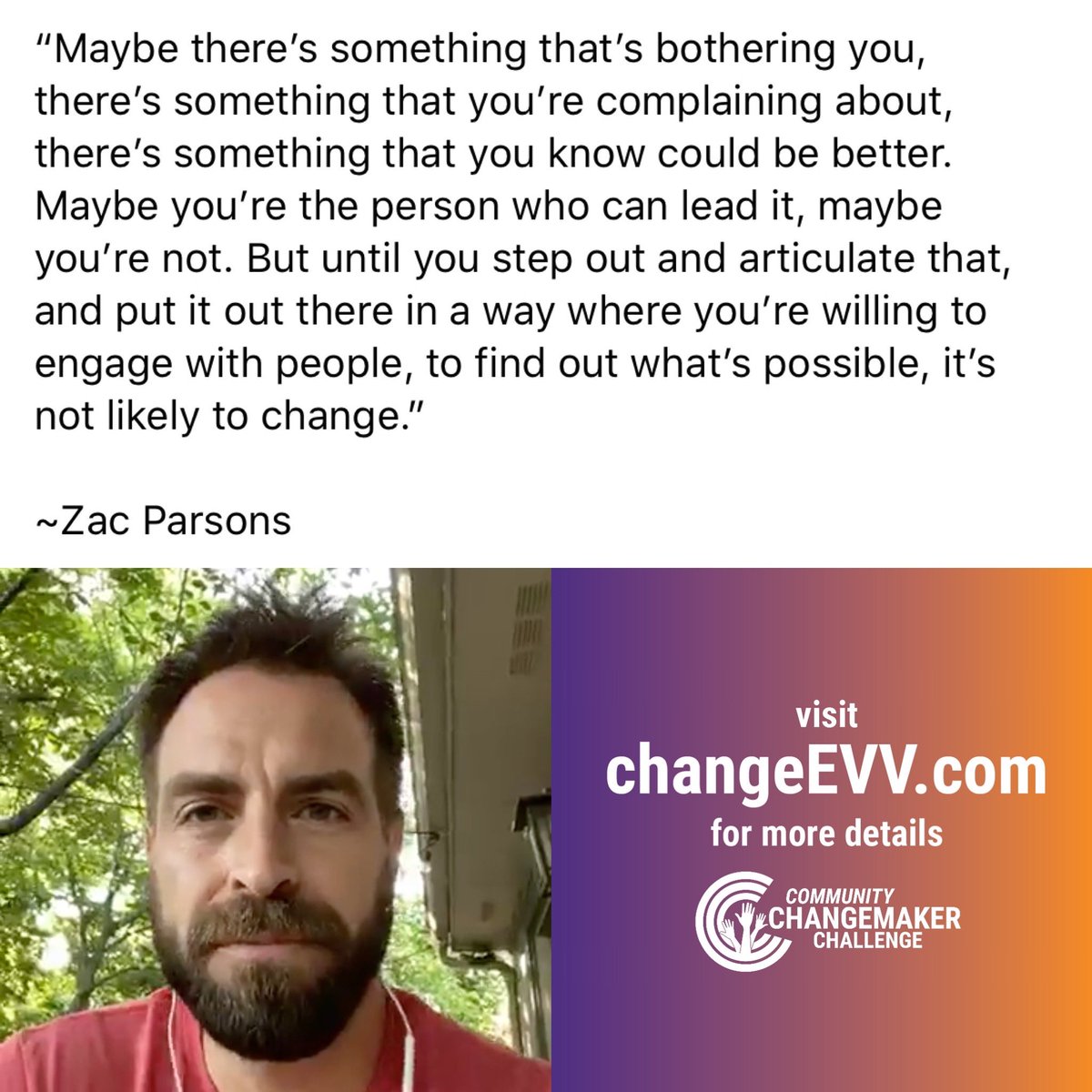 Deadline for submissions is midnight tonight. 

Visit changeEVV.com for more information. 

#changeEVV