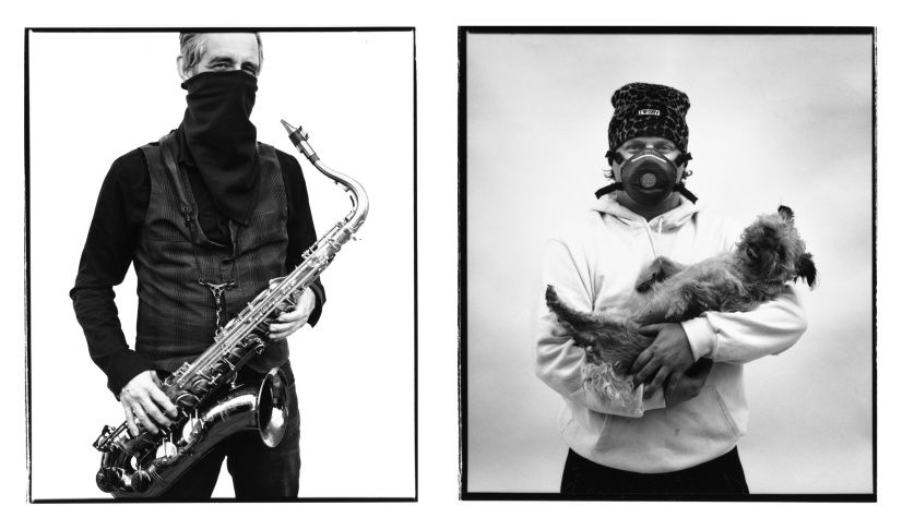 LA photog Kevin Scanlon normally shoots celebrities (Cate Blanchett, Donald Glover), but then — COVID. So over three weekends in May, he transformed his driveway in Los Feliz into a portrait studio and gave friends and neighbors the star treatment:  kp.cc/3fxPNpa