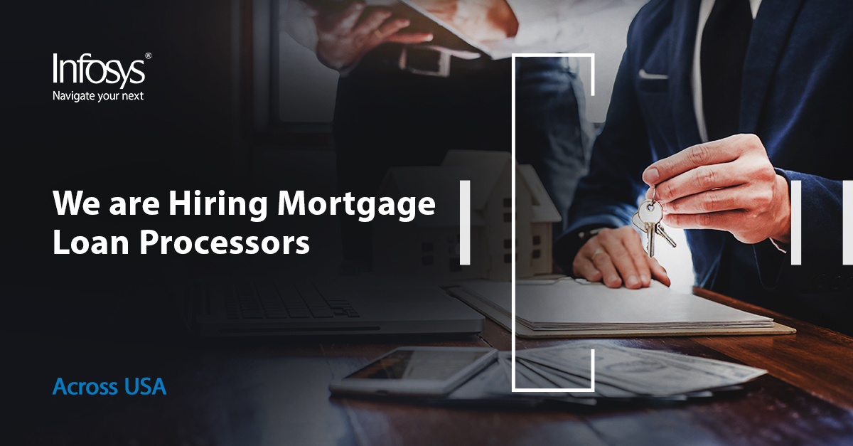 InfosysBPM's tweet photo. WE ARE HIRING ACROSS USA - Looking for #Mortgage Loan Processors with proven industry experience. Please send in your resumes and contact information to shonda.cirotto@infosys.com
#wearehiring #hiring #loanprocessors https://t.co/Qb1LlQrf1o