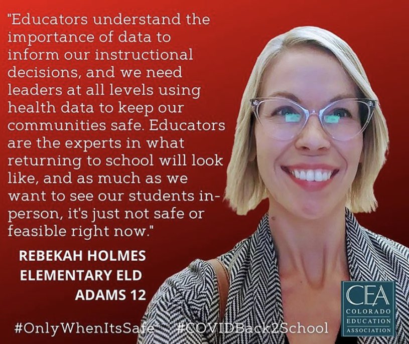 What data is <a href="/JeffcoSchoolsCo/">Jeffco Public Schools</a> using to drive the decision to plow forward on reopening when so many large districts in our community are not? @COJasonGlass @JCEAColorado #Recalltherestart