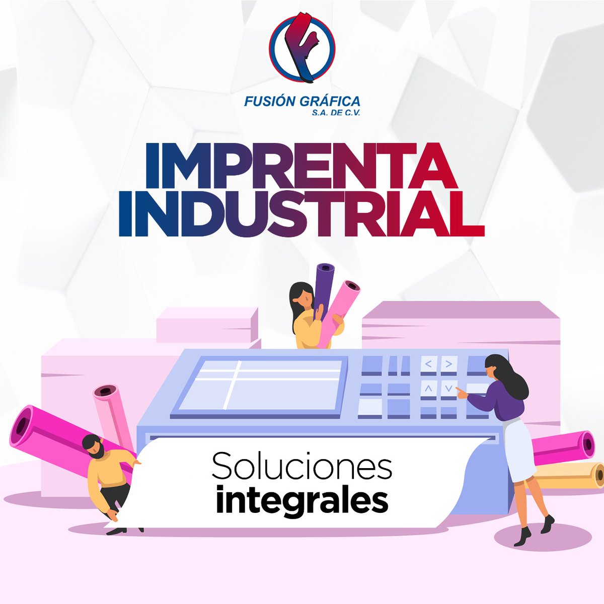 fusiongraficamx's tweet image. En Fusión Gráfica atendemos todas las necesidades de tu negocio y te ofrecemos soluciones integrales personalizadas🤝🏢
¡Somos tu imprenta industrial!😉
-
¡Solicita tu cotización!
👉 fusiongrafica.com.mx
☎️(81) 24740036
-
#ventas #negocios #imprenta #imprentadigital #Monterrey
