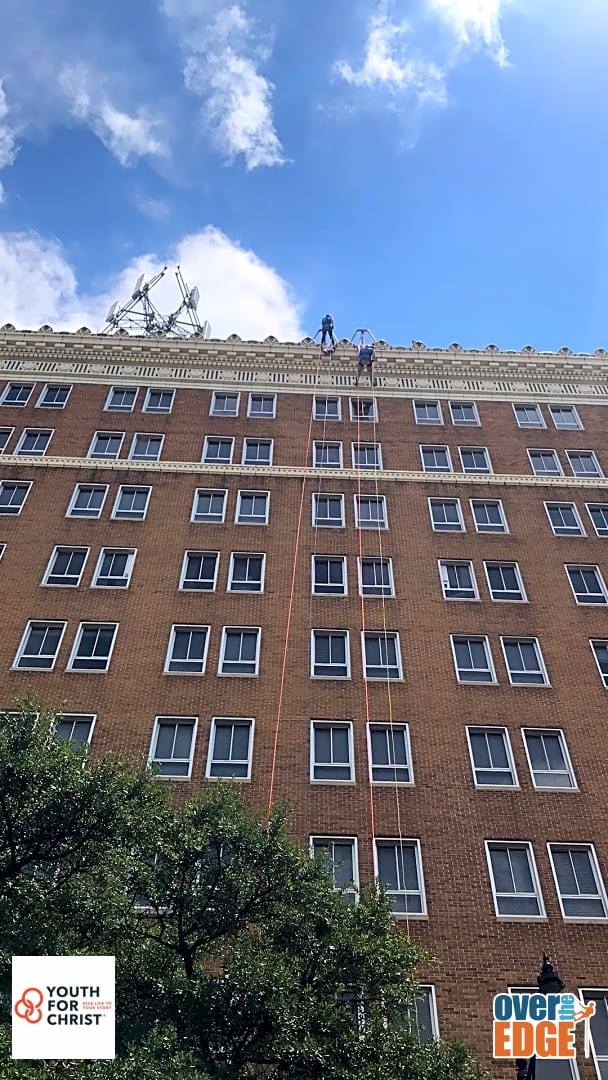 overtheedge's tweet photo. What a pleasure it was co-hosting another #overtheedge event in Tuscaloosa, AL with Tuscaloosa Youth For Christ. Participants rappelled down THE TOWER : Tuscaloosa's tallest building; in support of building Christ-Sharing Relationships with Every Teen in the Tuscaloosa county. https://t.co/0pCvBF0UNG
