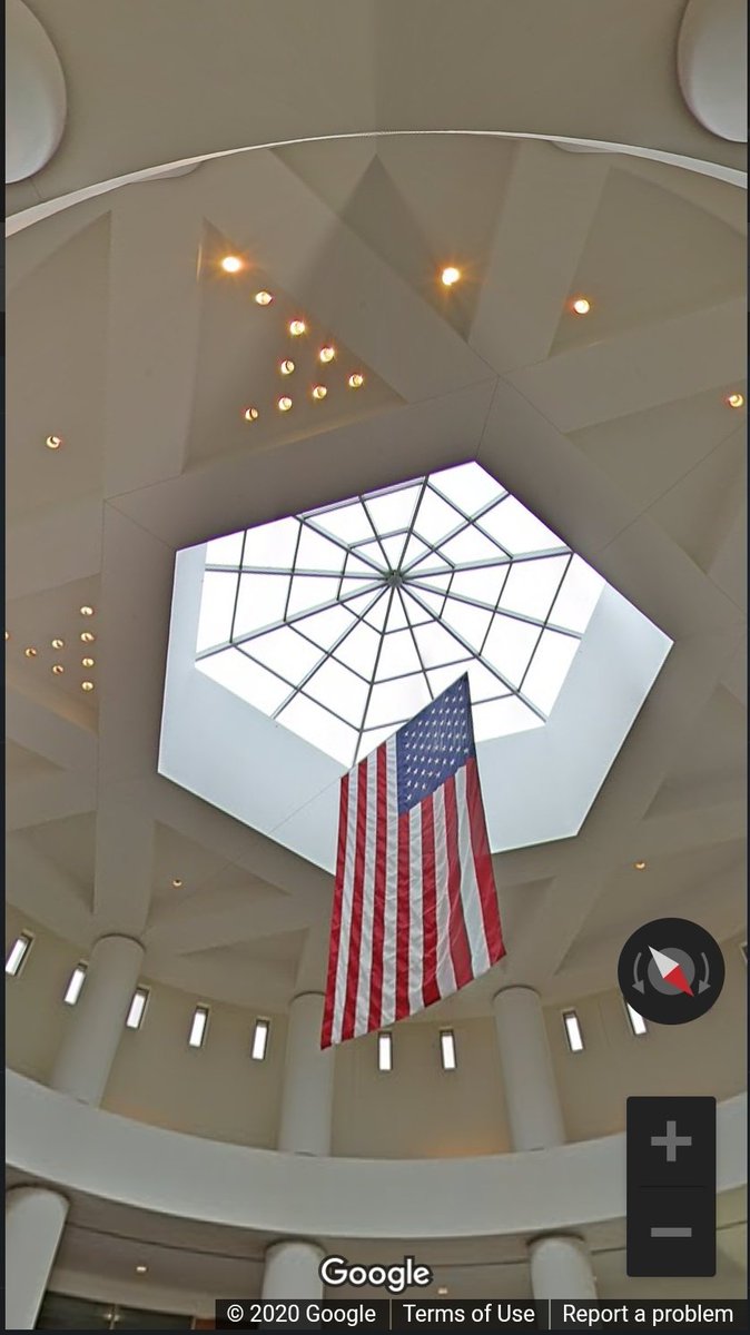 AggieRabbi's tweet photo. This ceiling at @Bush41Library probably has nothing to do with our symbol but nevertheless it makes me feel at home ... #YoSemites https://t.co/mi6U4gH9PR
