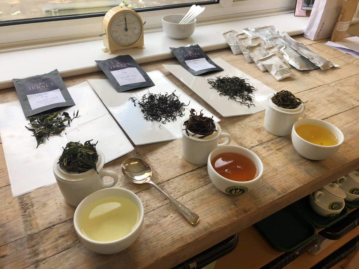 Nestled amongst the Assam samples arriving today were three beautiful teas from <a href="/JerseyFineTea/">JerseyFineTea</a> - genuinely excellent black, white and green teas produced with real artisanal flair.