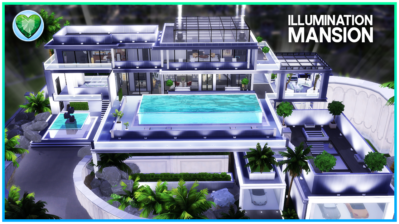 Kate Emerald on Twitter: "New Speed Build: https://t.co/pjqNR0jr8B I built  a luxurious celebrity mansion that starts to shine like a star during  nighttime! :) ID: KateEmerald Lot: Illumination Mansion (No CC)  #ShowUsYourBuilds #