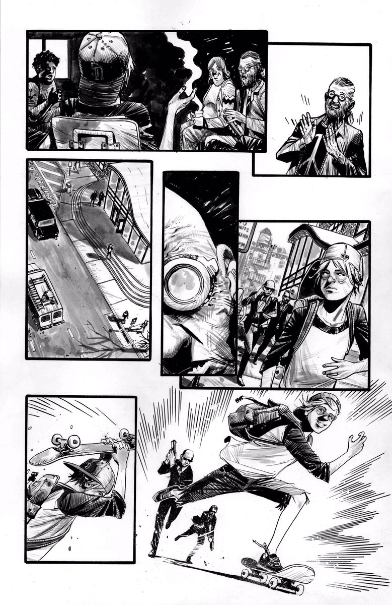 joshuacassara's tweet image. As a longtime skateboarder I was always bummed to see it portrayed terribly in comics, so I tried my best to do it justice with this sequence from a while back in THE TROOP with writer @NoelClarke.