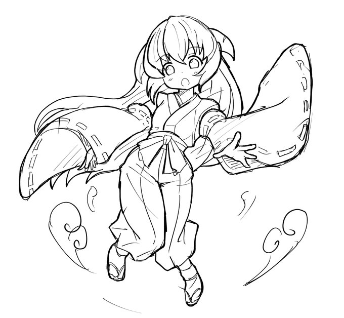 羽入さんの誕生日に描いていたけど間に合わなかった絵 