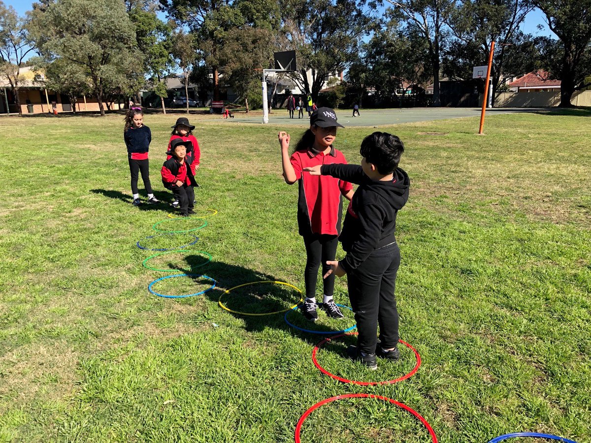 Day three of #EdWeek20 students enjoyed participating in different sporting activities during recess. At lunchtime we had a teachers versus year 6 basketball game. The students showed great skill and beat the teachers 9-7. Well done Year 6!