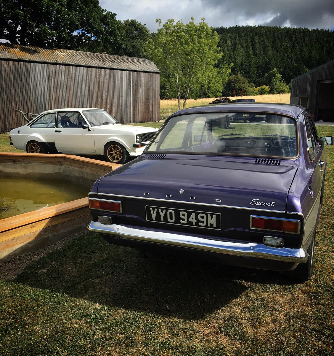 We also pulled out it’s older brother for some cruising time on the local roads, what a beauty it is! #scuderiablendline #carcollection <a href="/blendlinerally/">BlendLine Rally Team</a>