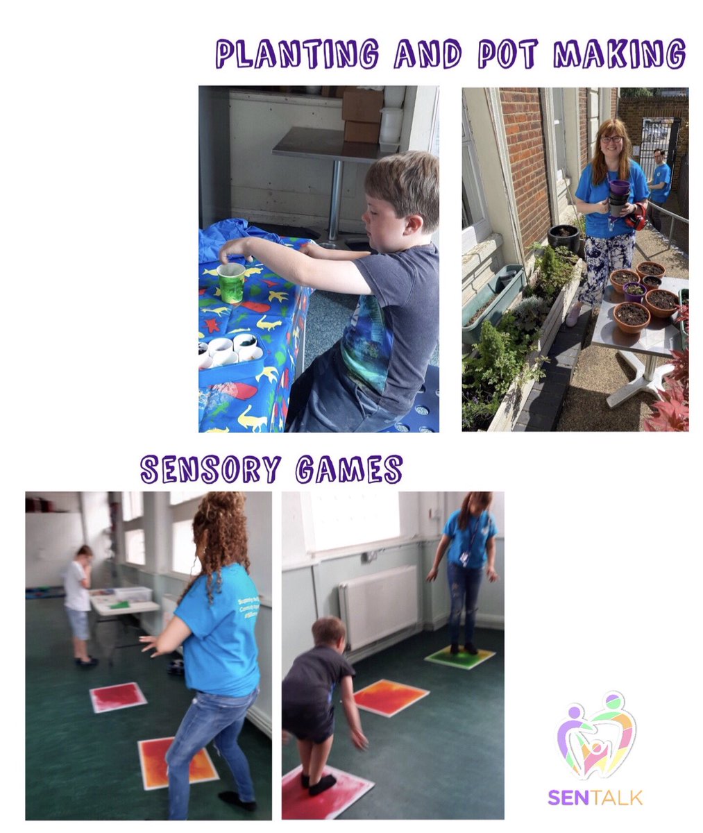 SenTalkCIC's tweet photo. What a great start to #SENDSummer clubs Monday was! We had lots of inventive games, arts and crafts, Lego builds and even some very exciting water play! #ADHD #ASD #SEND #LEGO #artsandcrafts #kidsclub #waterplay #sensory #SpecialEducation #inclusion https://t.co/IFdR3VgIfe