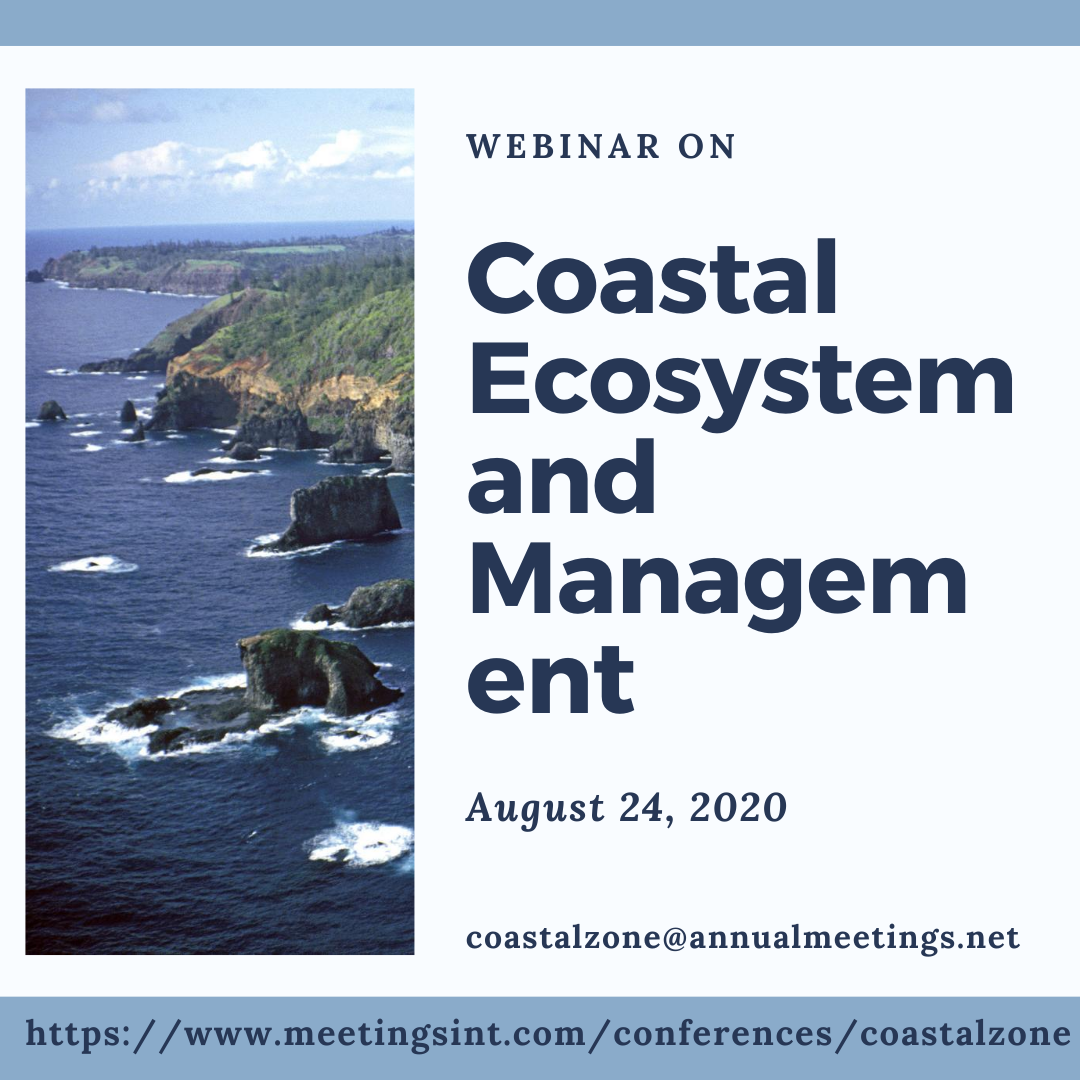 CoastalZone2020's tweet photo. Hurry up to register soon and book your slot for #Webinar on #Coastal_Zone_2020 which is going to be held during #August_24. Don’t miss this golden opportunity to attend this esteemed event. https://t.co/cBjvXSYuBe