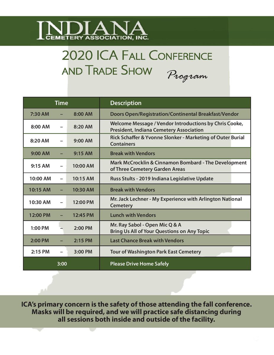 ICA 2020 Convention and Trade Show Information