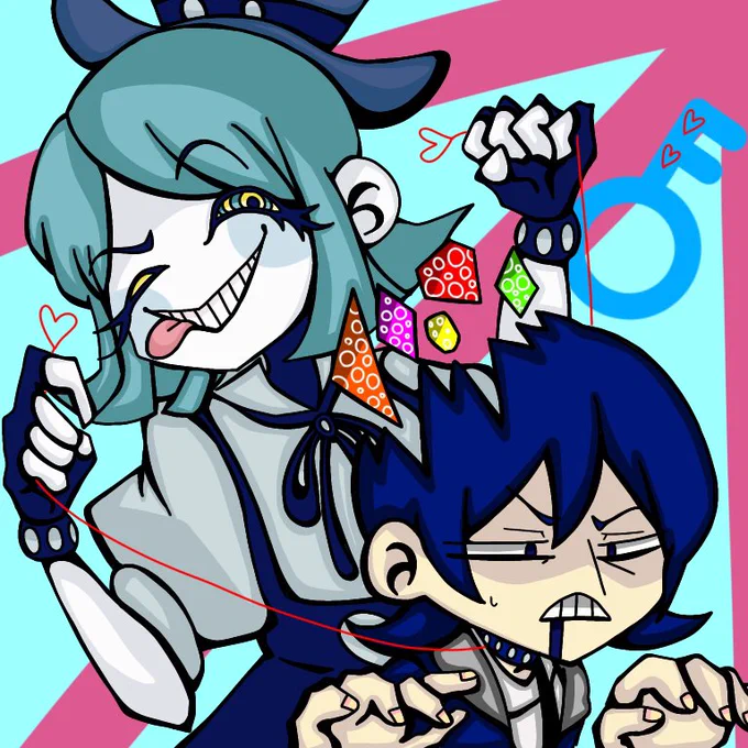 トップハムハット狂の「Mister Jewel Box」イメージ。全人類聴いてくれ。
#イラスト 