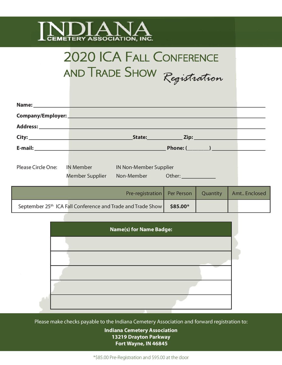 ICA 2020 Convention and Trade Show Information