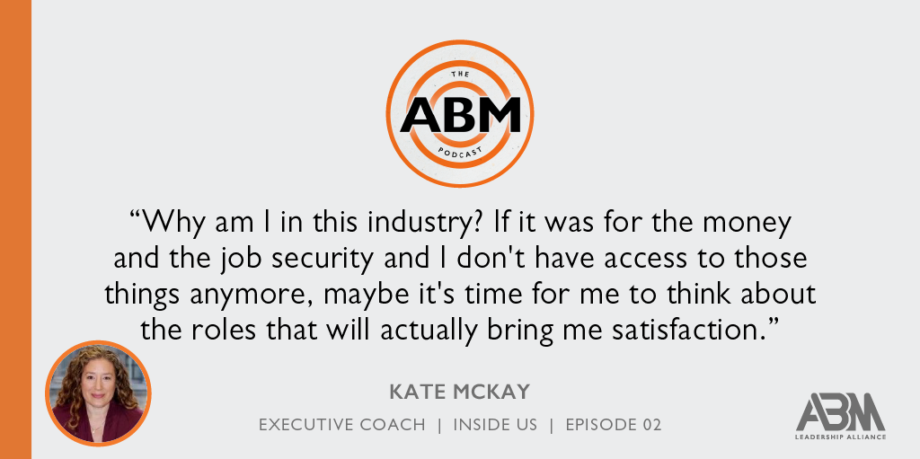 In episode 2 of The ABM Podcast, Kate McKay, executive coach at Inside Us, joins host <a href="/B2BABM/">B2BABM</a> to discuss:

✳️ The trend toward authenticity at work

✳️ How to make yourself indispensable at work 

✳️ How to show your value if you’re in the job market

👇
lnkd.in/e5gyknT