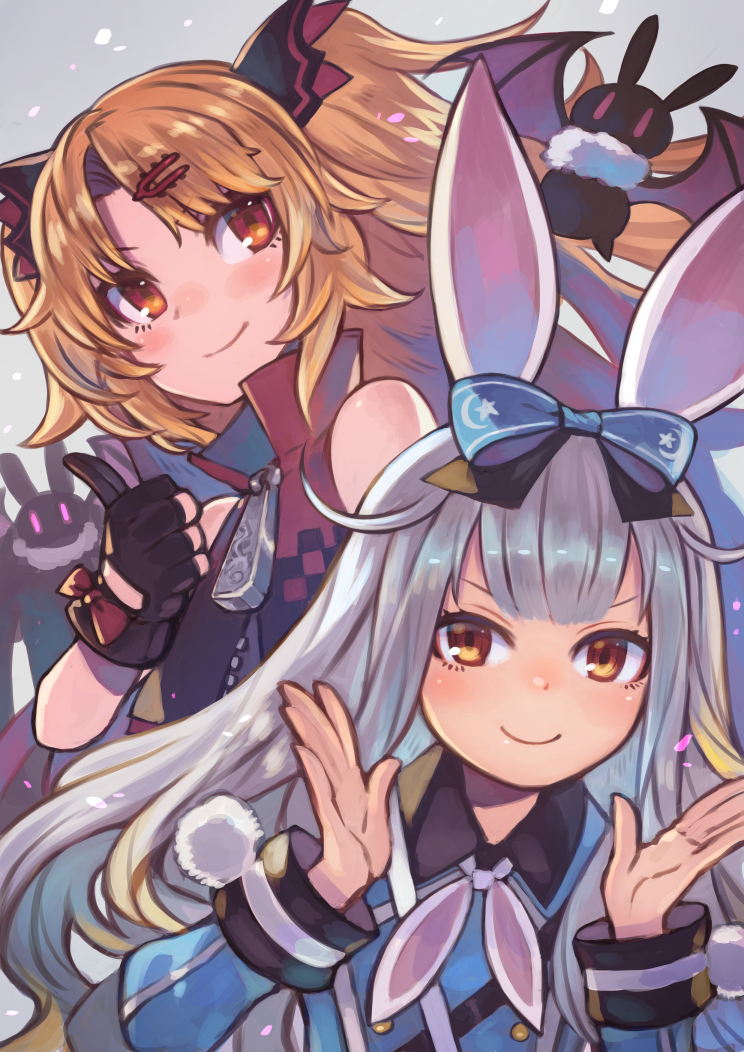 「「グッジョブ⭐️」
「して❤️」
#ゆにぴく 
#ひまりアート 」|るみえ/Rumieのイラスト
