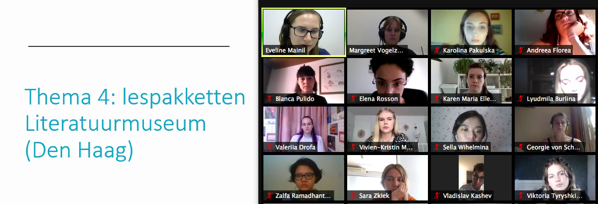 De deelnemers van de Taalunie Zomercursus Nederlands zijn erin gevlogen! Twee weken lang onderzoeken ze een thema naar hun keuze, samen met medestudenten, docenten en experts uit het veld. Benieuwd naar de thema's en de experts? Neem een kijkje op zomercursus.ugent.be/Groepswerken.h… #2020TZN