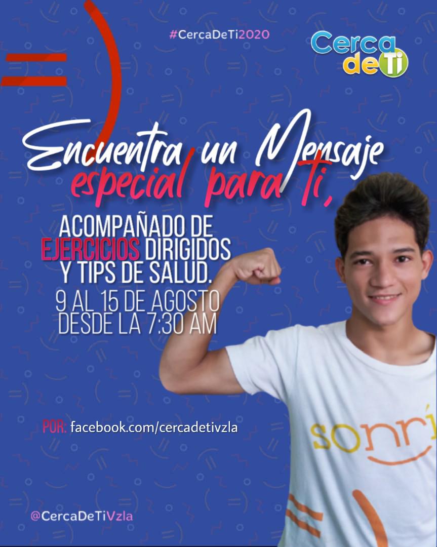 JessJavierMnde2's tweet photo. Que bendición, nuestro cuerpo es templo del Espíritu Santo ¡Debemos cuidarlo! Es por eso que te hacemos la invitación a participar de este maravilloso programa.

Union Venezolana Oriental Oficial
#cercadeti2020
#CercaDeTiVzla https://t.co/fXXKfb8eqZ