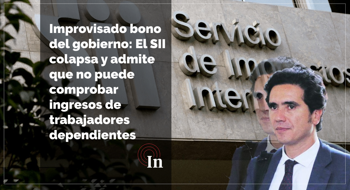 InterferenciaCL's tweet photo. El SII confirmó a INTERFERENCIA que no tiene acceso a los ingresos mensuales de los trabajadores dependientes contratados, solo al monto anual. Esto haría imposible corroborar el requisito de haber tenido reducción de salario en un 30%. https://t.co/IECq9GIGO0 https://t.co/RX4V1I9xug