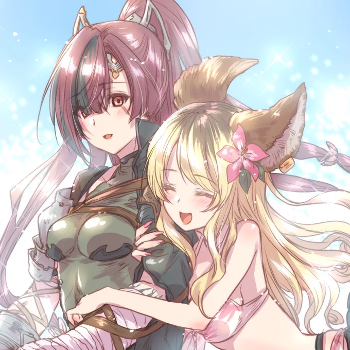 #グラブル メグとまりっぺ❤️ 