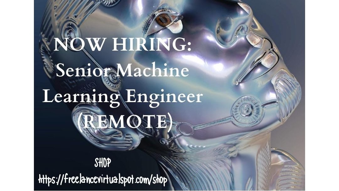 Freelance_Spot's tweet image. NOW HIRING: Senior Machine Learning Engineer (remote) To apply, check this link: buff.ly/2XuJsoh #jobopp #nowhiring #SeniorMachineLearningEngineer #remote #remotework #telecommute #telework #homebased #homeoffice #freelance #freelancing #freelancevirtualspot #eyeoGmbH