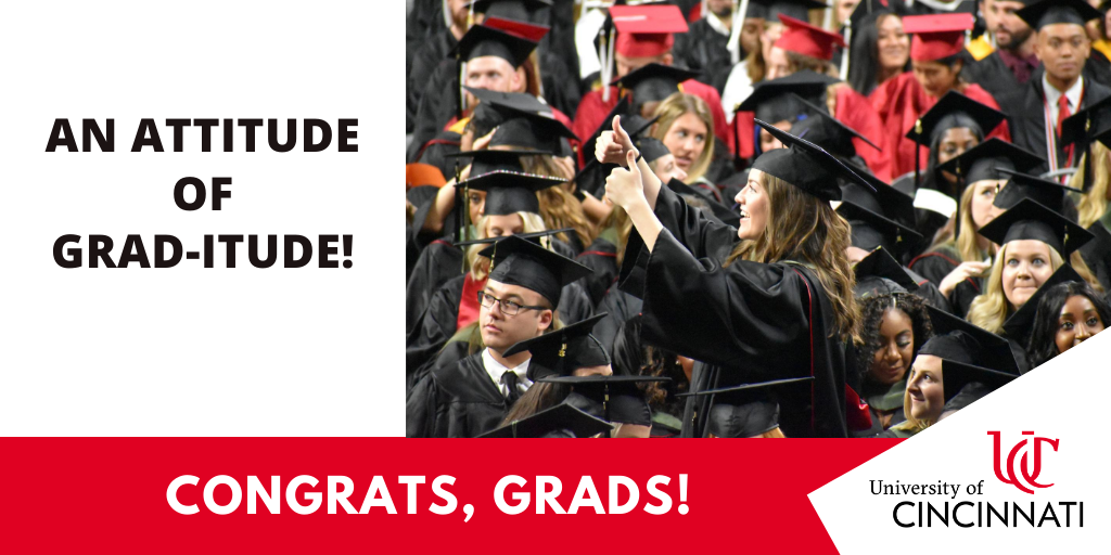 U of Cincinnati Commencement Office tweet media