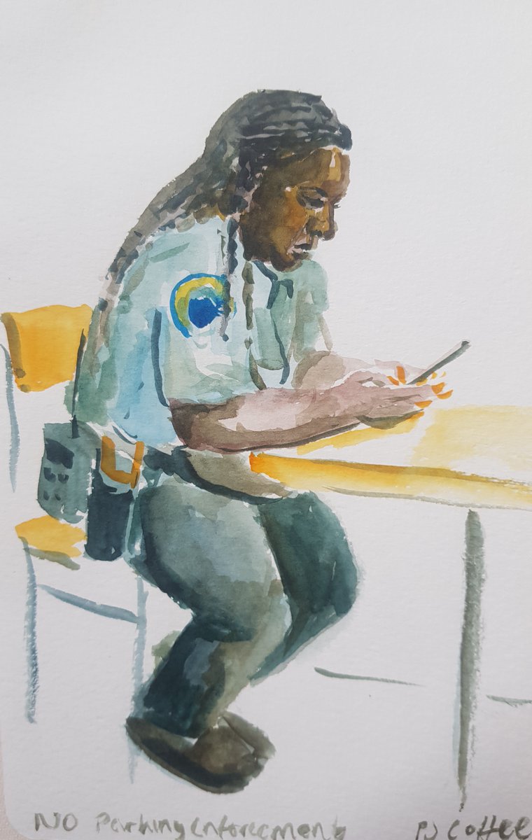 19/08/05NOLA parking officer, Keashayanna, who I met in the coffee shop, Lee circle (where the statue of Confederate General Robert E. Lee once stood) and Lafayette cemetery. A hot and humid day. #MLB  #DiamondsOnCanvas  #AndyBrown