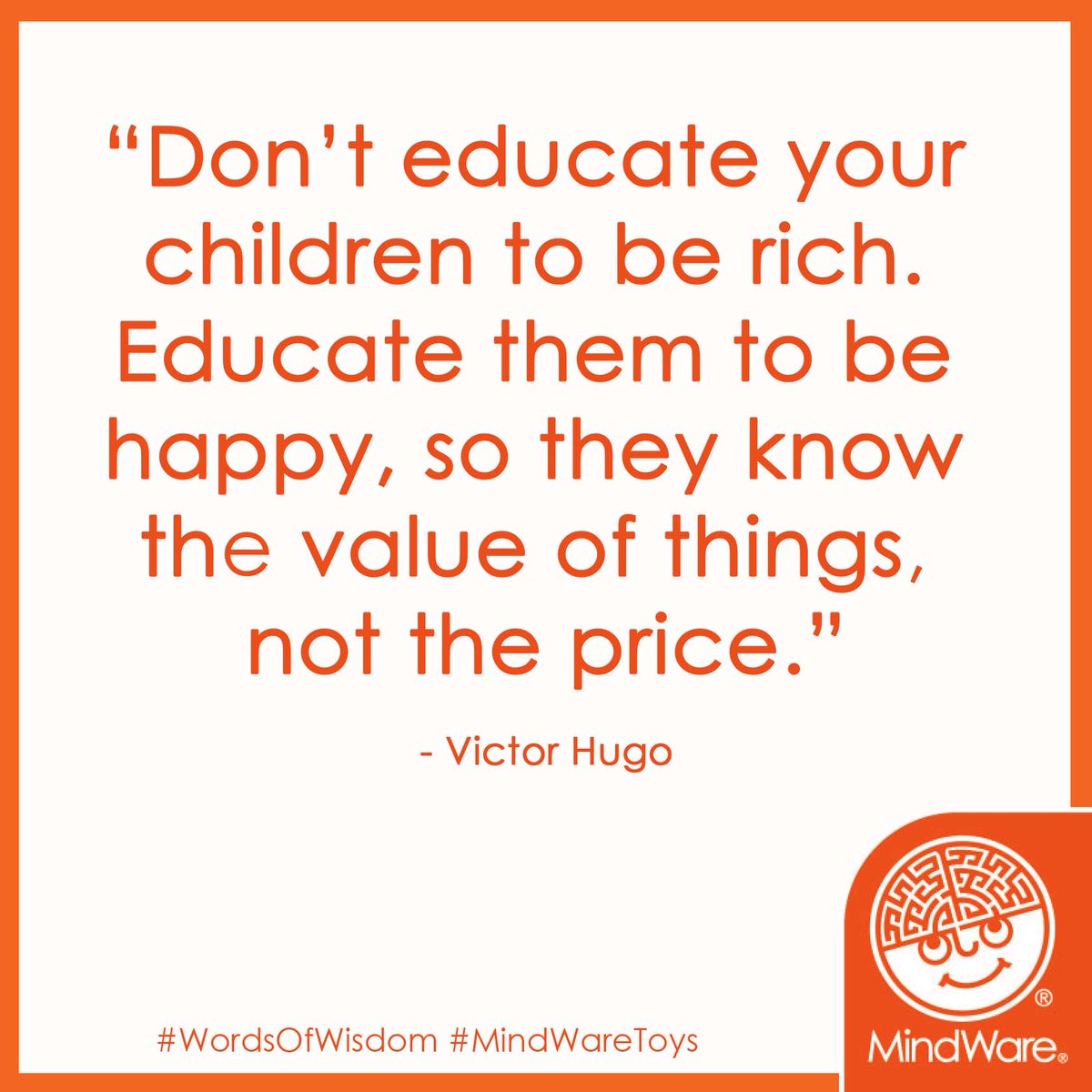 Wednesday Words of Wisdom. 🧡
#MindWareToys