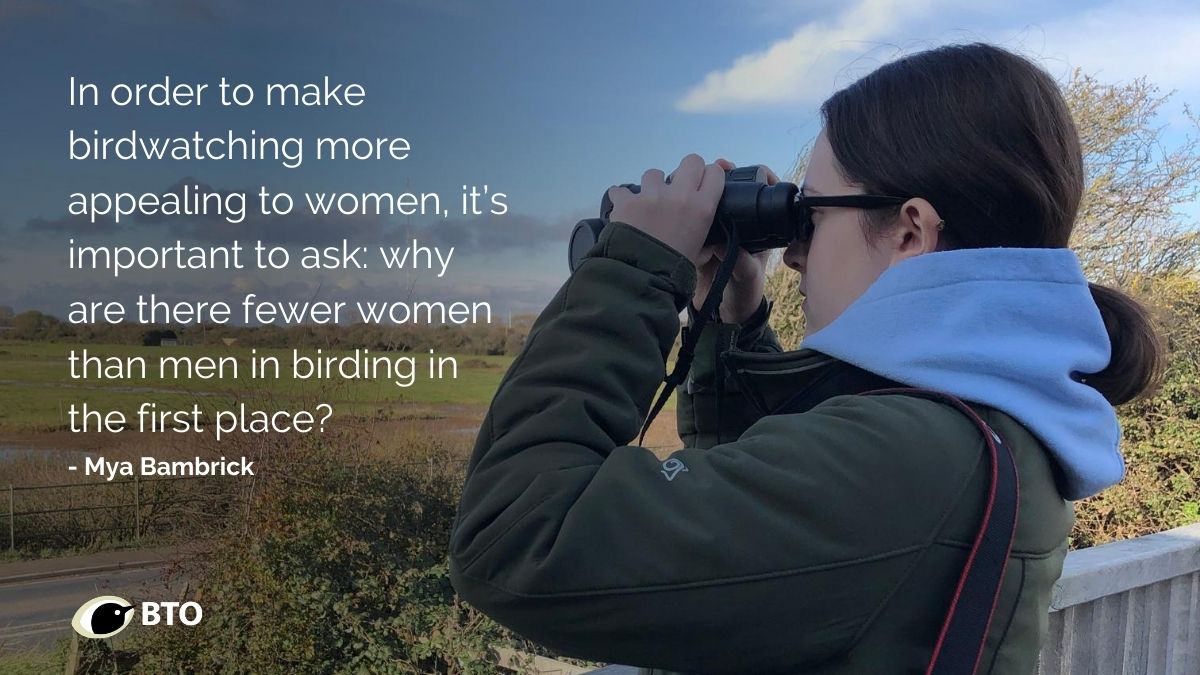 Where are the young women in birding? <a href="/MyaBambrick1/">Mya Bambrick</a> asked this question in our most recent blog, and <a href="/stonechat_42/">Megan McCleverty</a>, <a href="/emwright_7/">Ellie Mwright</a>, <a href="/sianmercer/">Siân Mercer</a> &amp; @Lotty_ONeill answered. Read the blog at bit.ly/YoungWomenBird… and tell us: what barriers might there be for young women in nature?