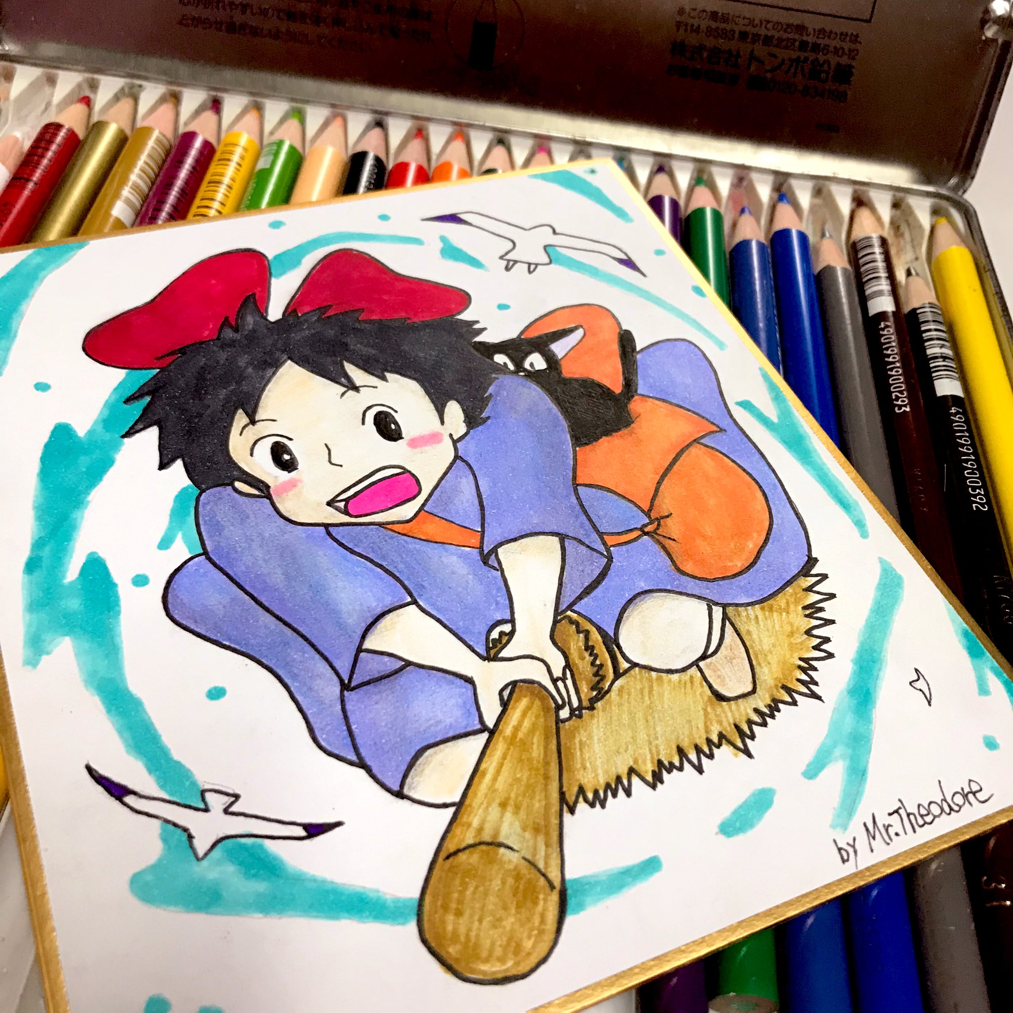 Twitter 上的 Mr Theodore 手書きでキキとジジ 魔女の宅急便 絵描きさんと繋がりたい アナログ絵描き アナログイラスト ジブリ 魔女の宅急便 T Co Osrzreypvd Twitter