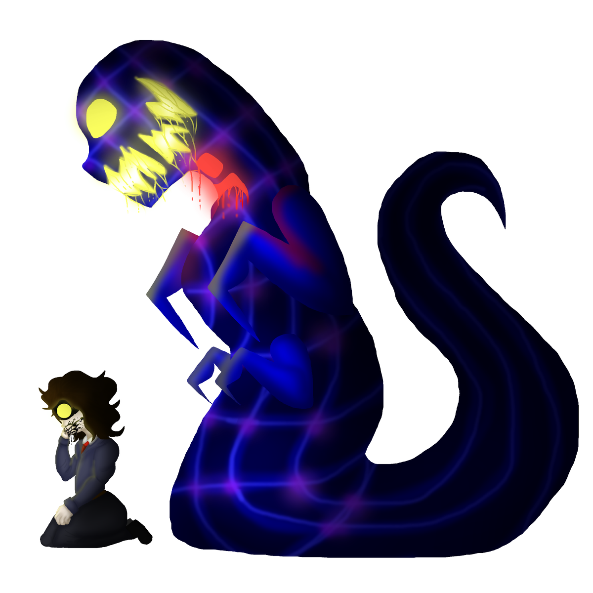 LankyLonky's tweet photo. Poor Andy. Soon to be dragged down to hell with me, where your soul shall be damned in the sickest corners of hell!
#fanart #MicroHorrorArcade #LankyLonky #lineless #Horrorgame #horrorgamefanart https://t.co/i2BXTfuopD