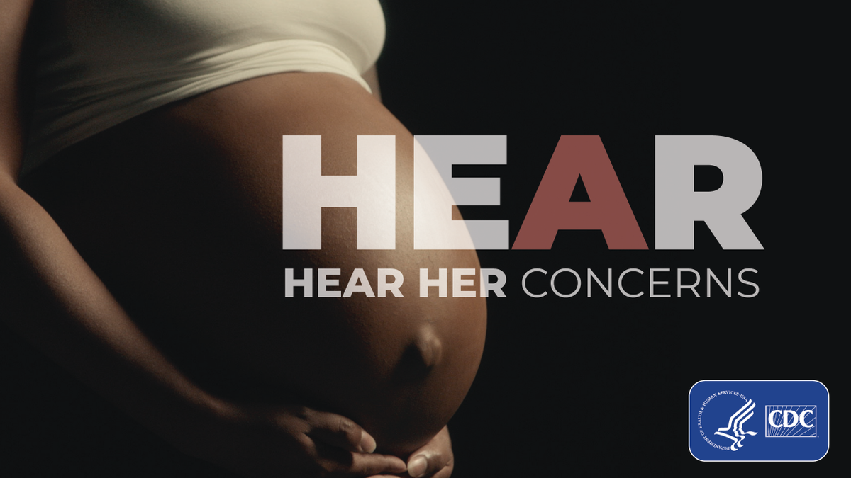 CDC’s Division of Reproductive Health is beyond excited to announce the launch of our new campaign, Hear Her. bit.ly/39ZvXlS #HearHer