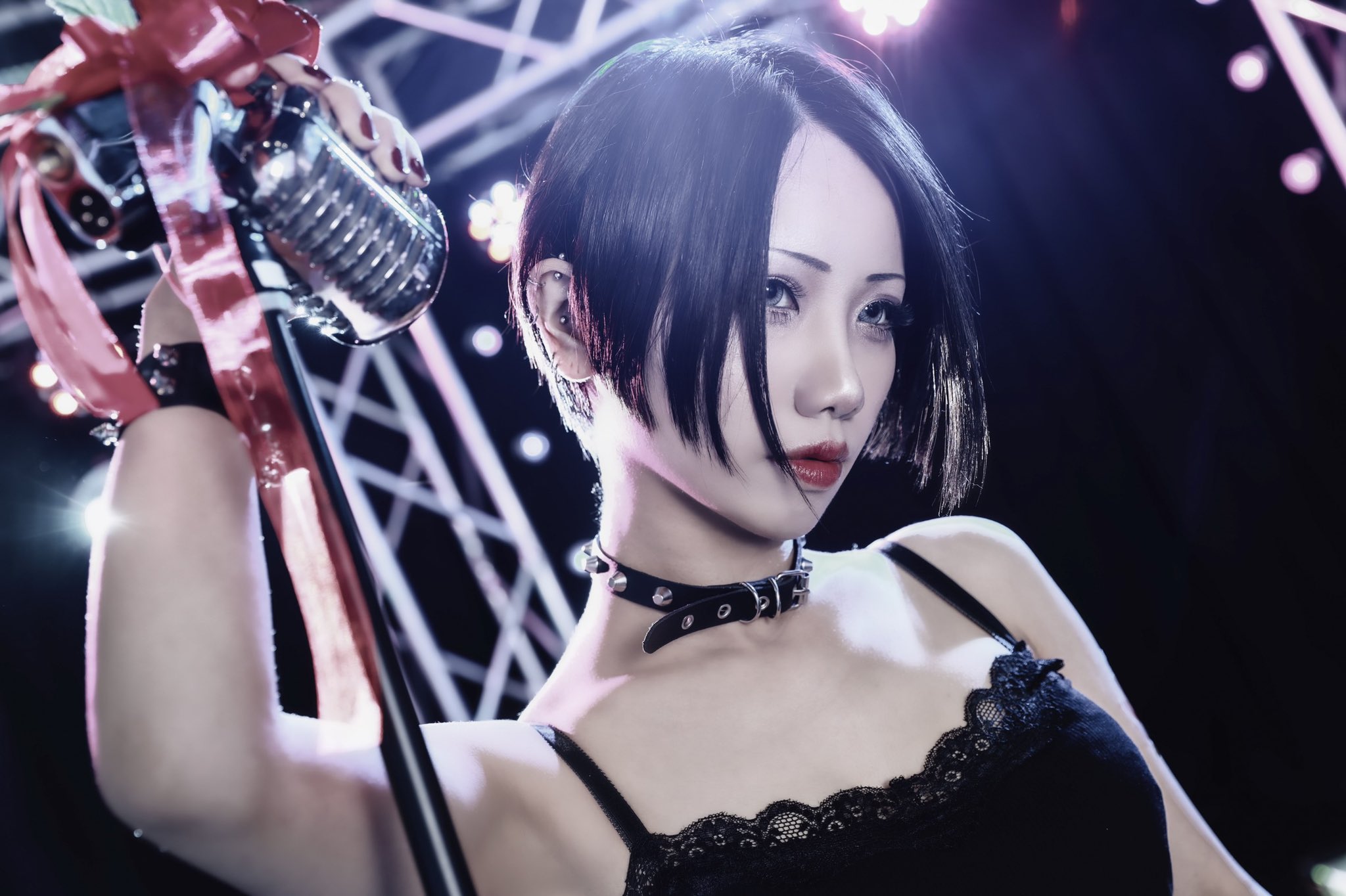 NANA　セクシーダイナマイトロンドン　自作ワンピース　大崎ナナ　コスプレ NANA セクシーダイナマイトロンドン 自作ワンピース 大崎ナナ